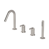  Vòi bồn tắm 4 lỗ gắn thành bằng stainless steel Kira - KIR16 
