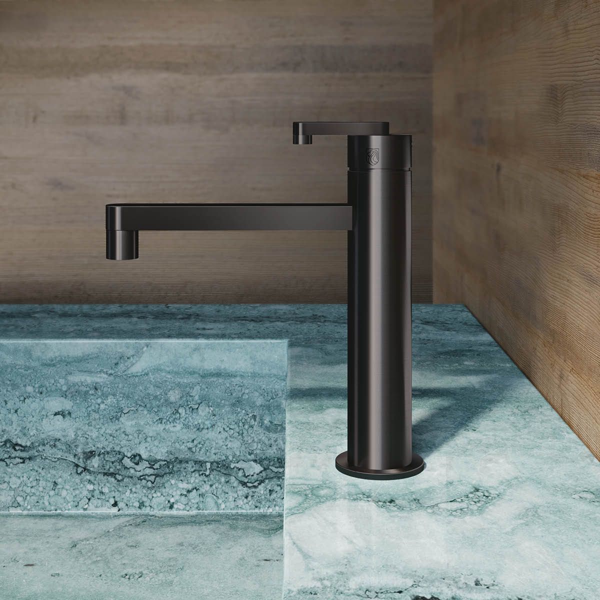 Vòi chậu lavabo cao 210mm bằng stainless steel Kira - KIR92