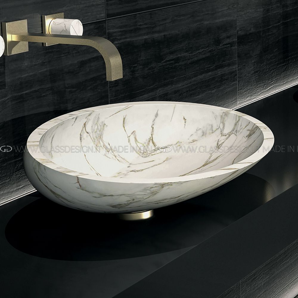  Chậu Lavabo Kool Max Marble Marmo Carrara 