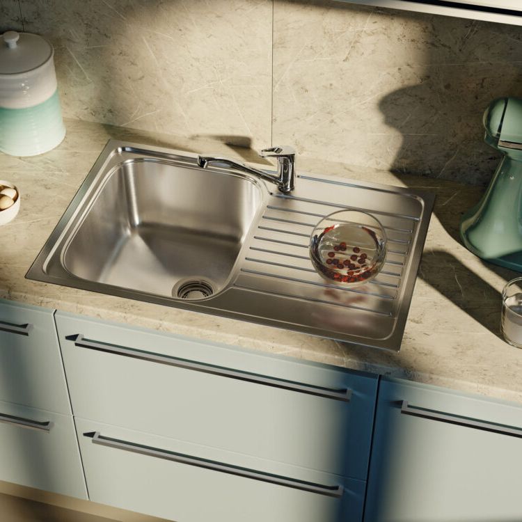 Chậu rửa chén bát stainless steel 1 hố KSGW79