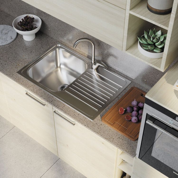 Chậu rửa chén bát stainless steel 1 hố KSGW79