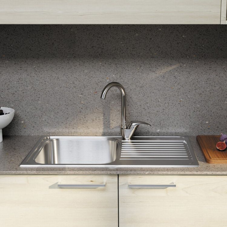 Chậu rửa chén bát stainless steel 1 hố KSGW79