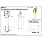  Vòi bồn tắm và sen cầm tay gắn sàn điều chỉnh nhiệt độ bằng đồng Série 1900 - M01-3309T 