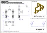  Vòi chậu rửa mặt bằng đồng Industry - 1102 