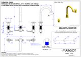  Vòi chậu rửa mặt bằng đồng M90 Onyx - 1301 