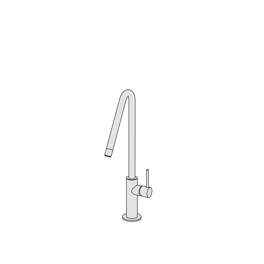 Vòi chậu lavabo cao 400mm bằng đồng Minimè - MME6
