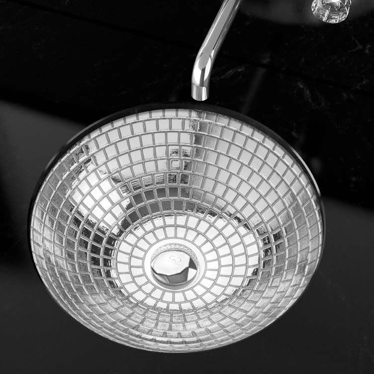  Chậu Lavabo Âm Bàn Mosaic Anniversary Sotto Silver 