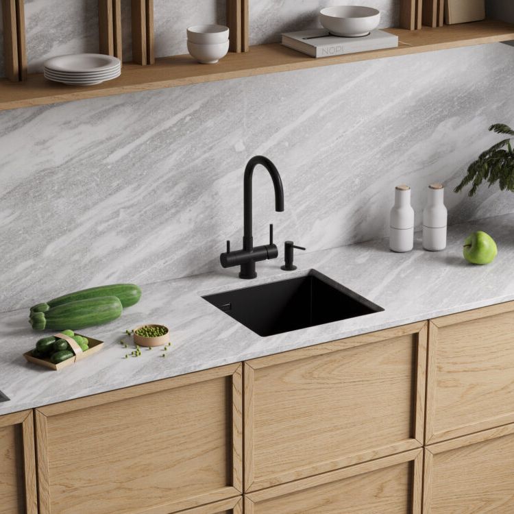 Chậu rửa chén bát stainless steel 1 hố AKSM46