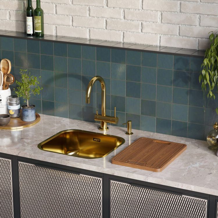 Chậu rửa chén bát stainless steel 1 hố OMI44