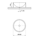  Chậu lavabo stainless steel - PIL17SA 