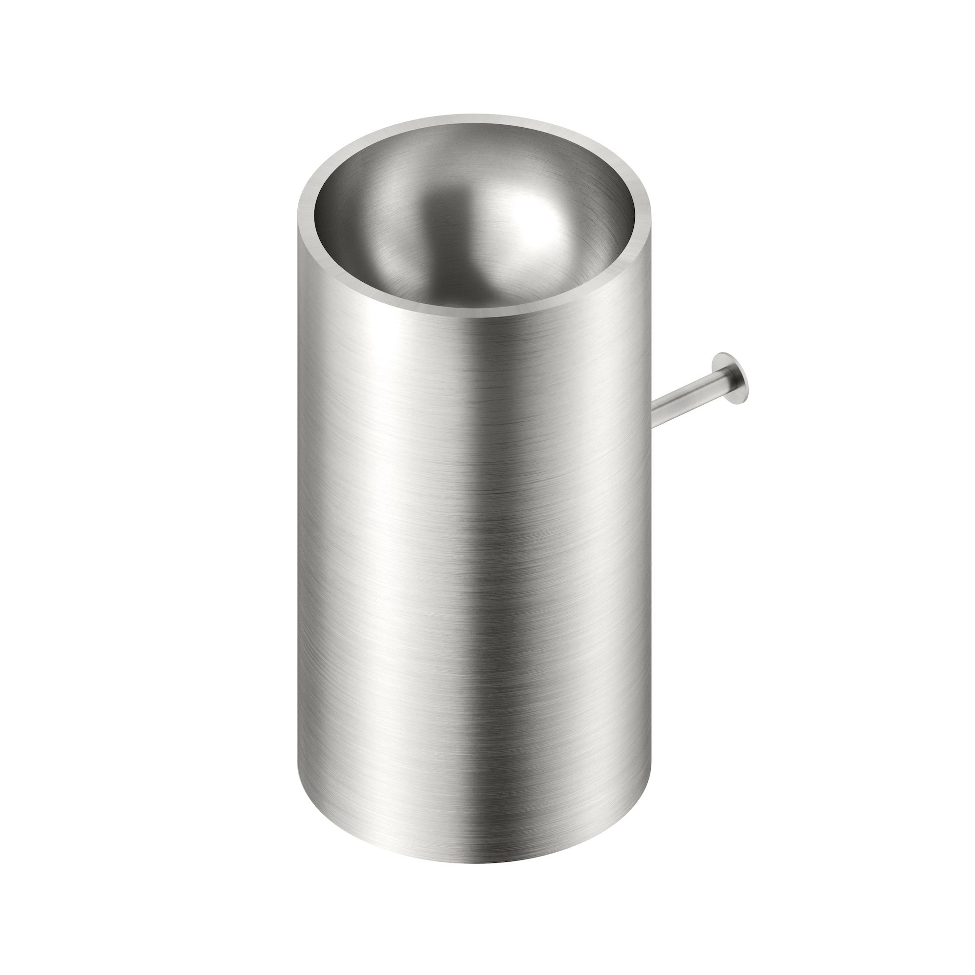  Chậu lavabo chân dài stainless steel, thoát ngang - PIL90SAM 