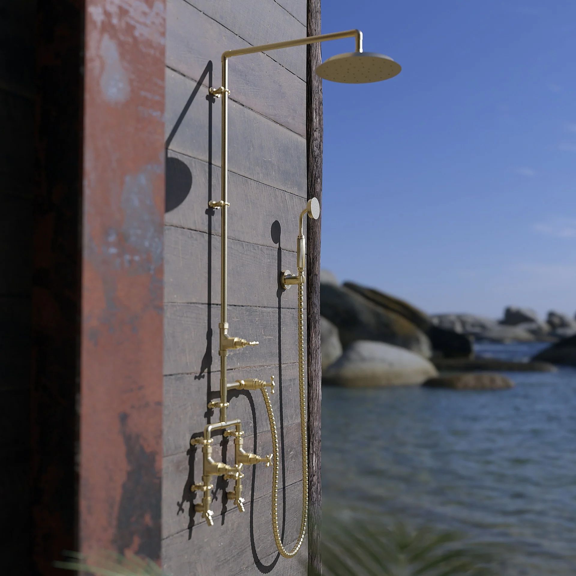Sen cây gắn tường ngoài trời bằng đồng thau (brass) - Proall