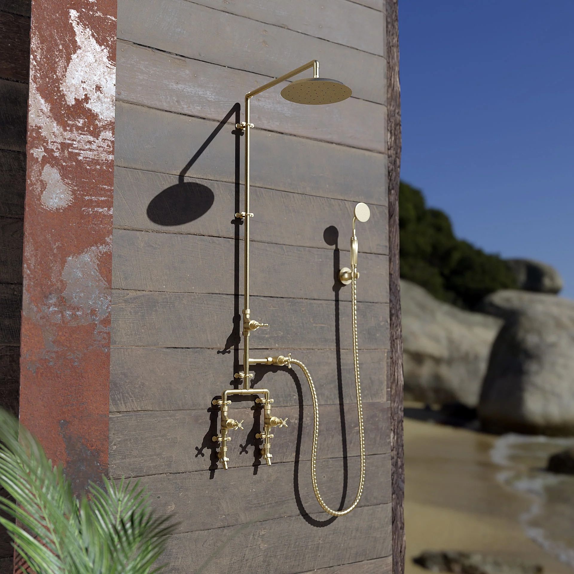 Sen cây gắn tường ngoài trời bằng đồng thau (brass) - Proall