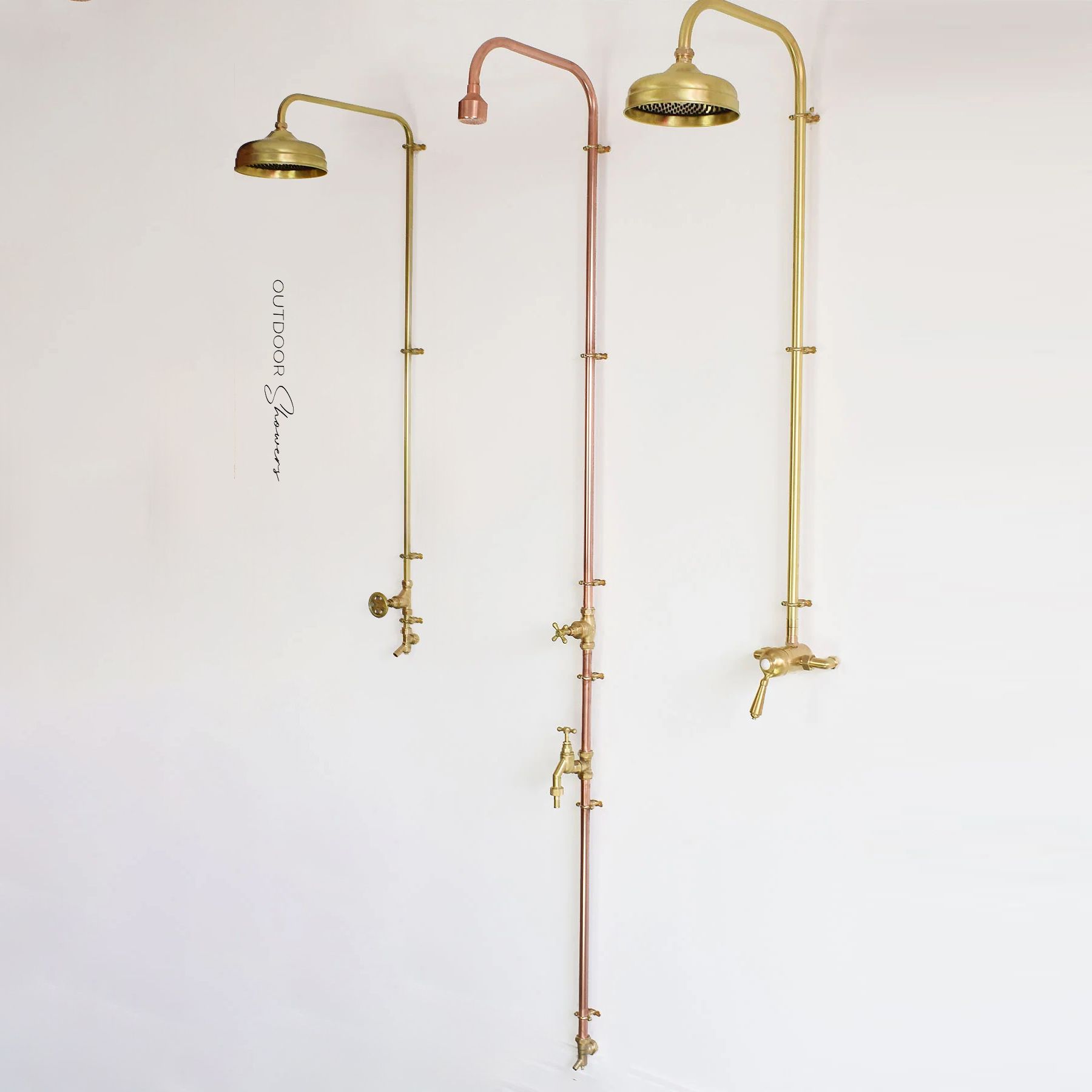 Sen cây gắn tường ngoài trời chỉ có nước lạnh bằng đồng (copper) - Proiri