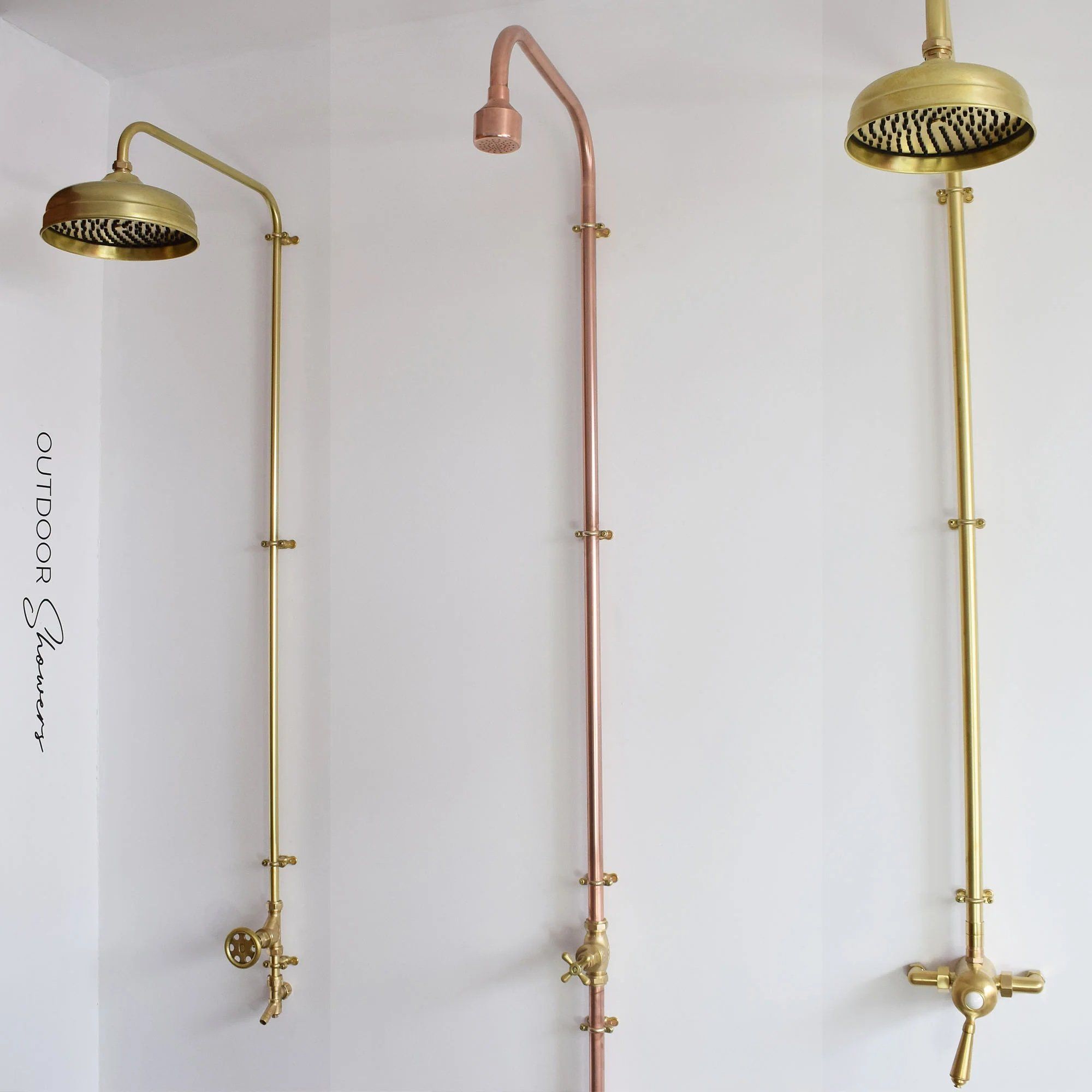 Sen cây gắn tường ngoài trời chỉ có nước lạnh bằng đồng (copper) - Proiri