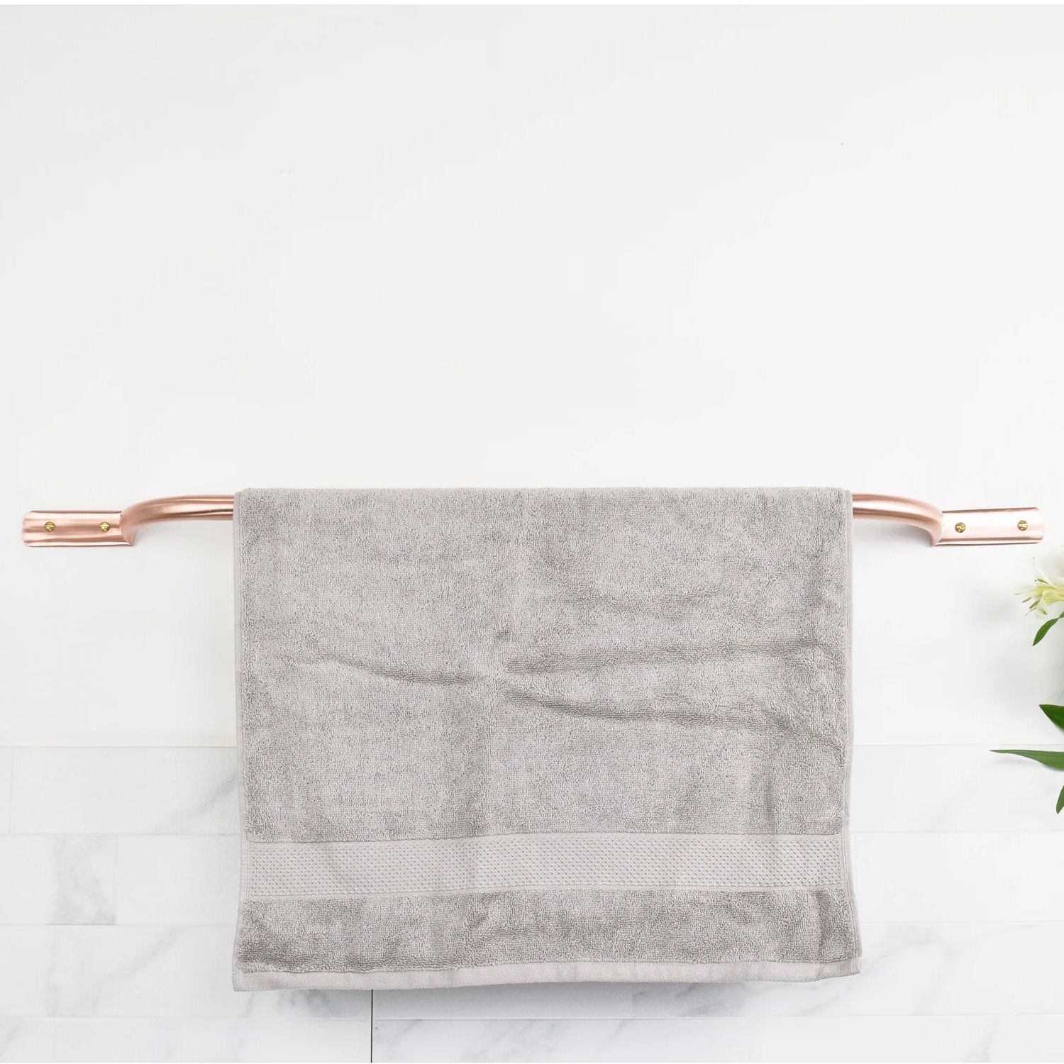 Thanh treo khăn tắm 90cm bằng đồng - Prorail Curved