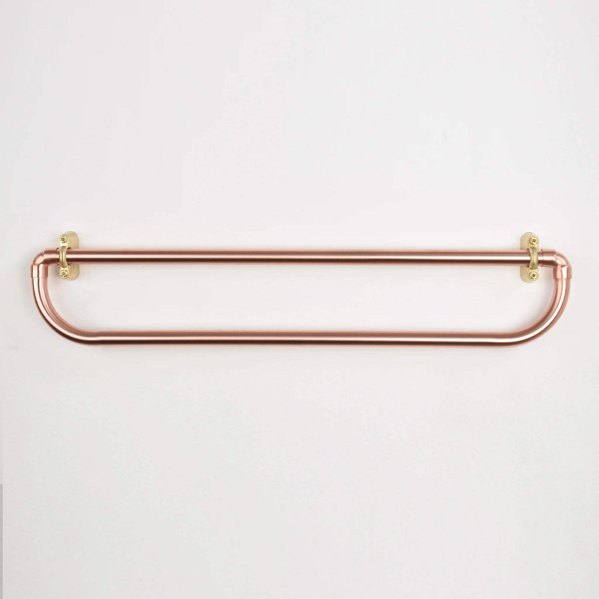 Thanh đôi treo khăn tắm 50cm bằng đồng - Prorail Rounded