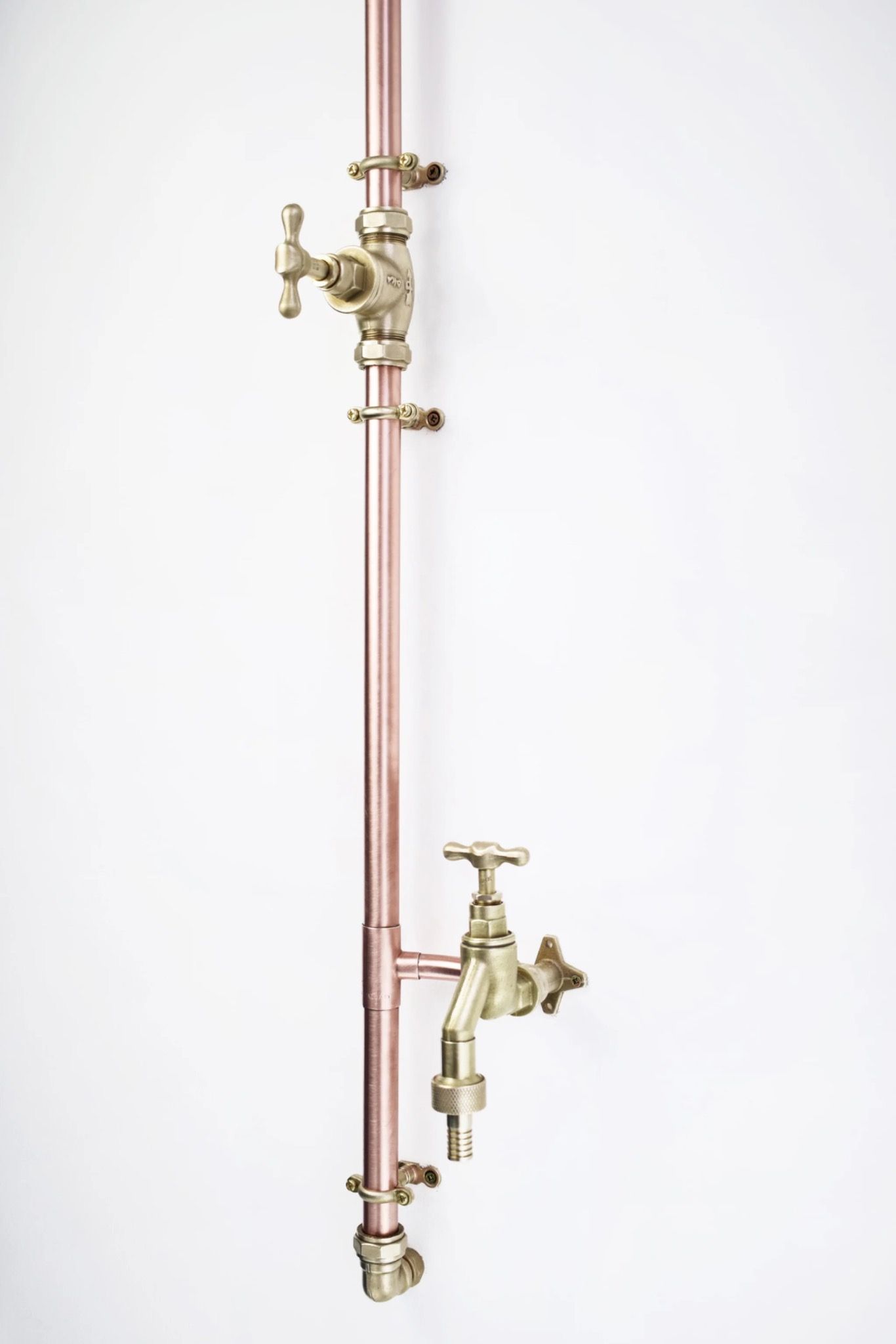 Sen cây gắn tường ngoài trời chỉ có nước lạnh bằng đồng (copper) - Proros