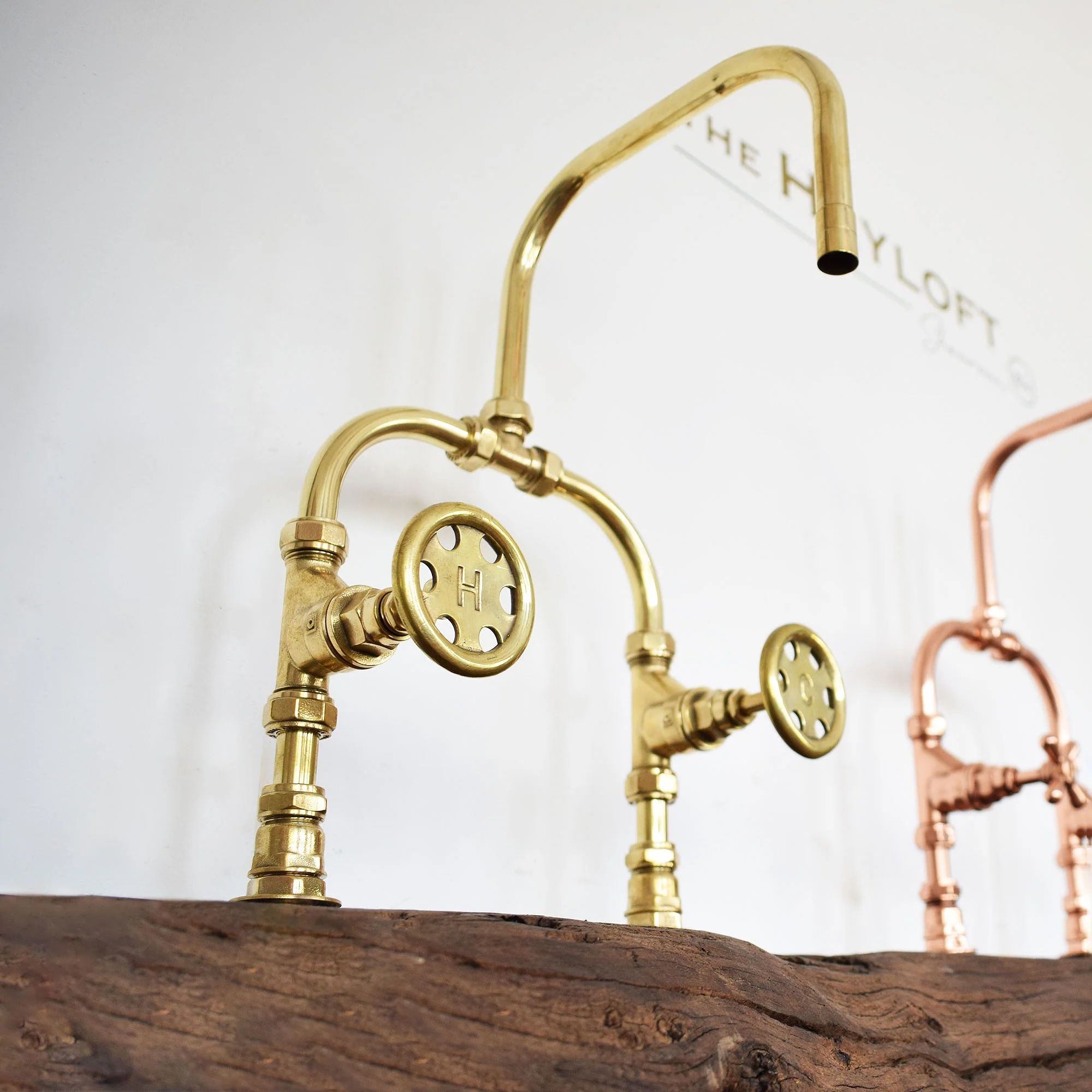 Vòi chậu lavabo 2 lỗ bằng đồng - Protapine