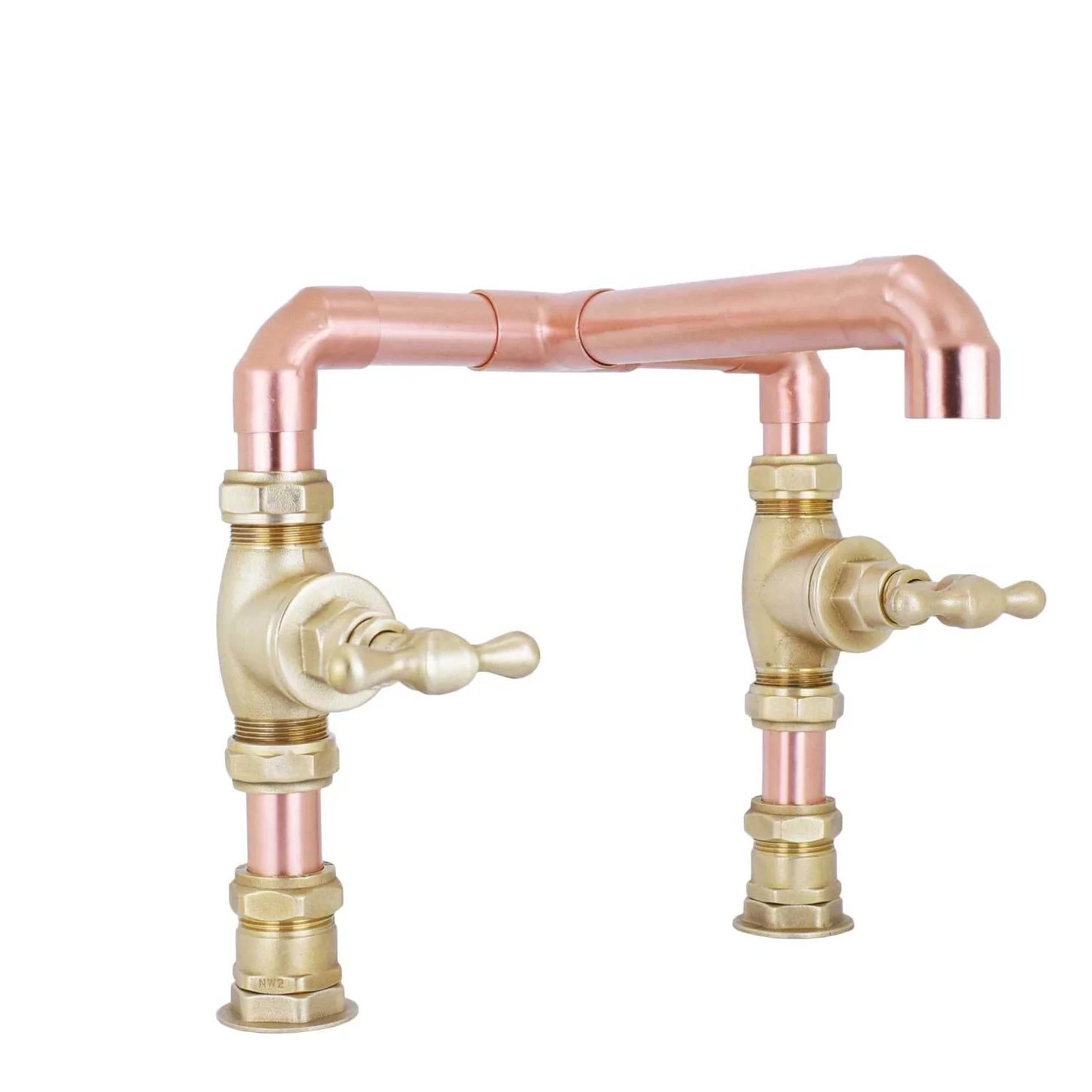 Vòi chậu lavabo 2 lỗ bằng đồng - Protaplip