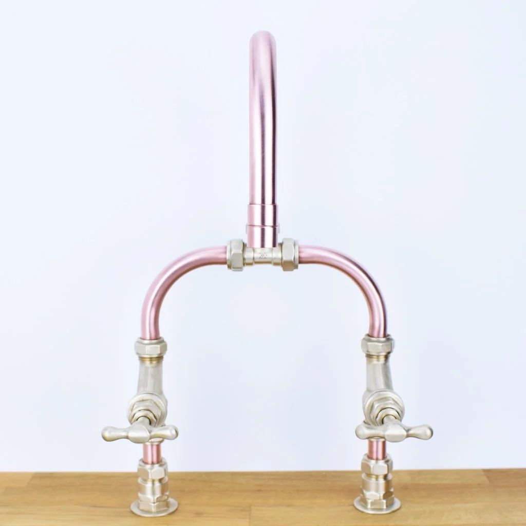 Vòi chậu lavabo 2 lỗ bằng đồng - Protapsei