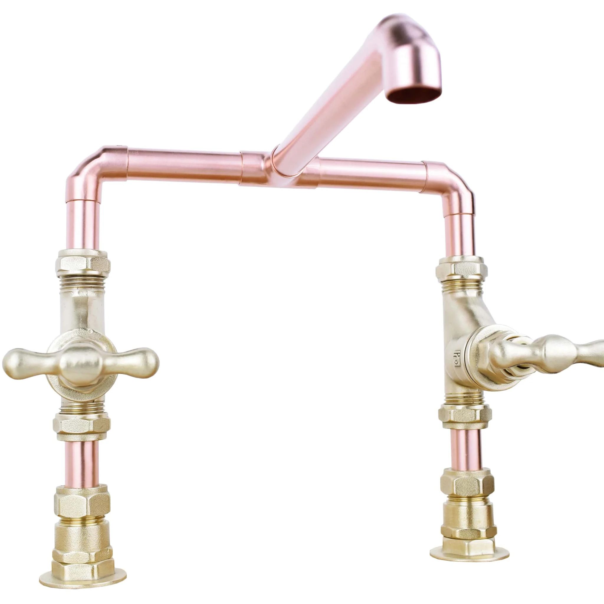 Vòi chậu lavabo 2 lỗ bằng đồng - Protaptag