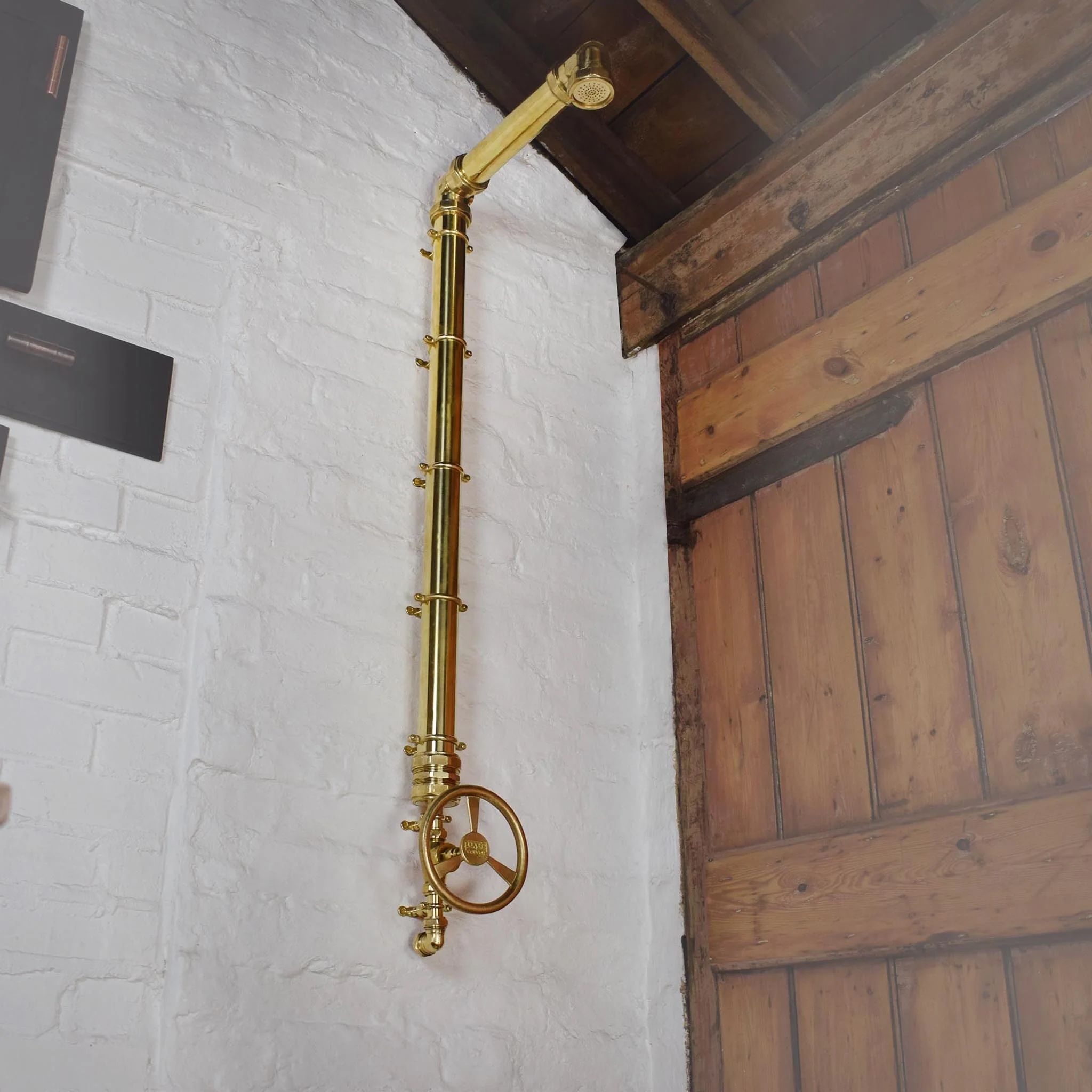Sen cây gắn tường ngoài trời chỉ có nước lạnh bằng đồng thau (brass) - Protit