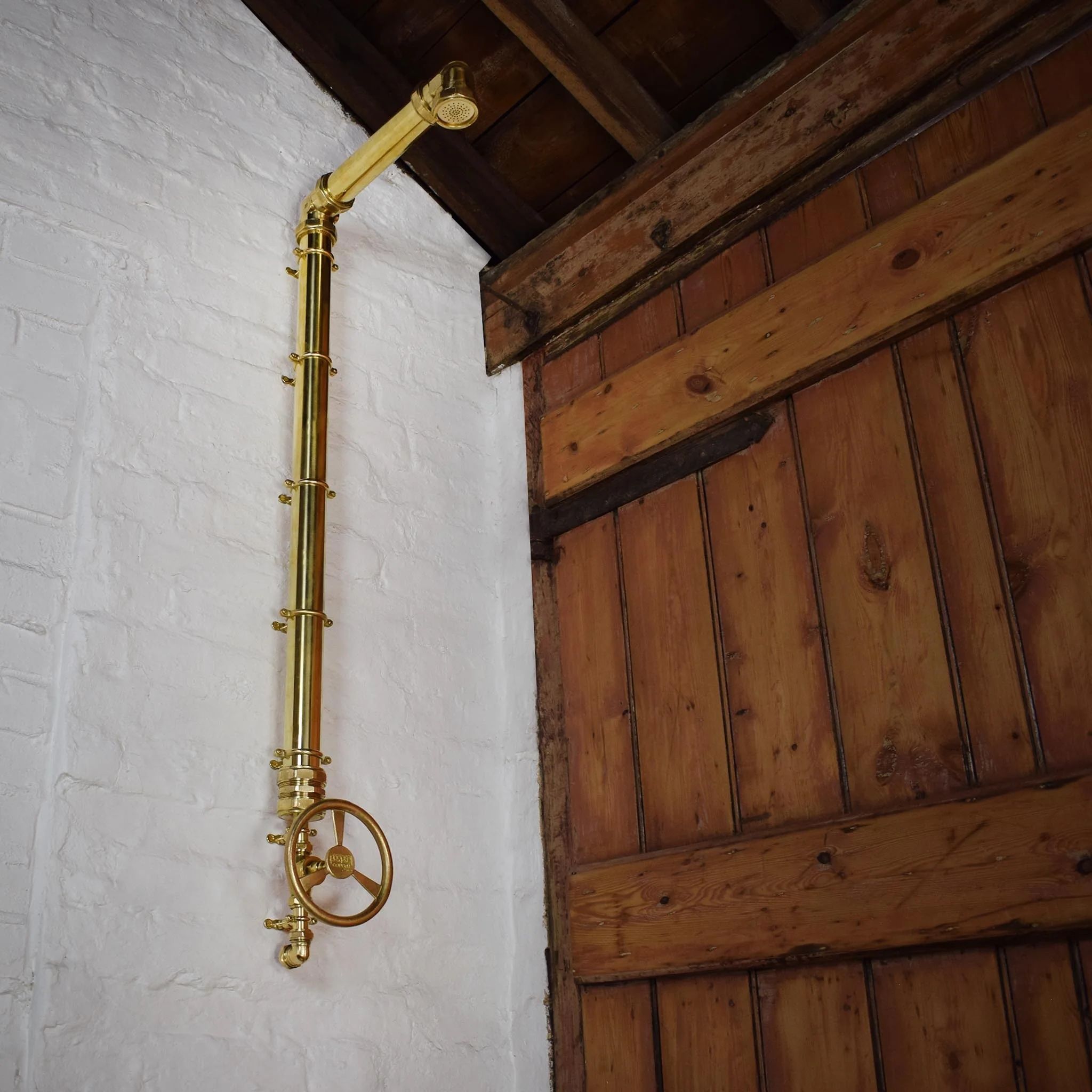 Sen cây gắn tường ngoài trời chỉ có nước lạnh bằng đồng thau (brass) - Protit