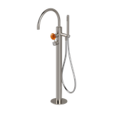  Vòi bồn tắm gắn sàn thân ø60mm có vòi sen cầm tay bằng stainless steel Dorin - PVD99 
