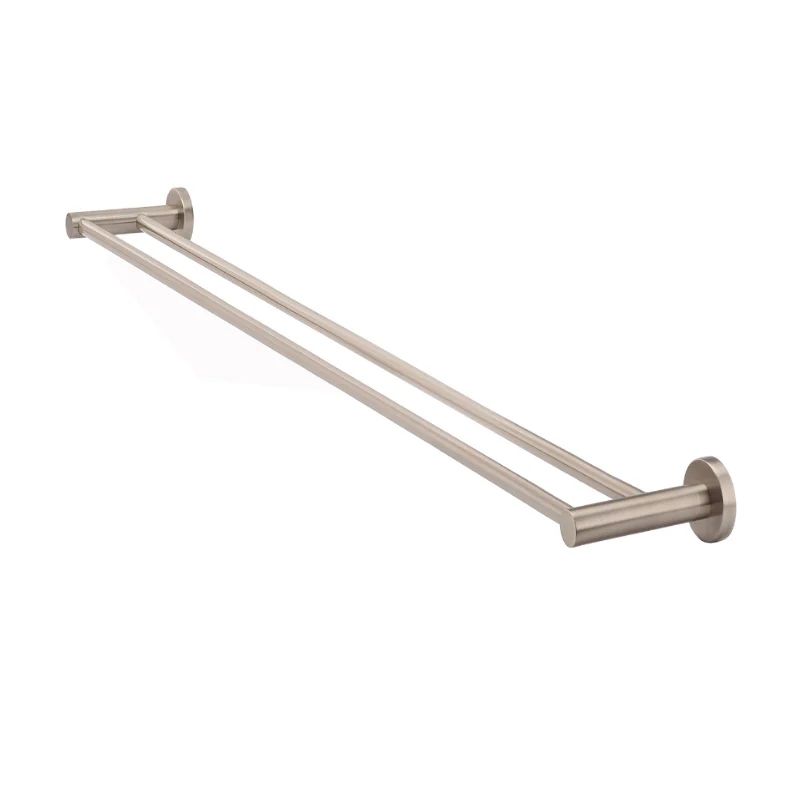 Thanh treo khăn đôi phòng tắm dài 600/900mm bằng đồng MChampagne - R01RCH