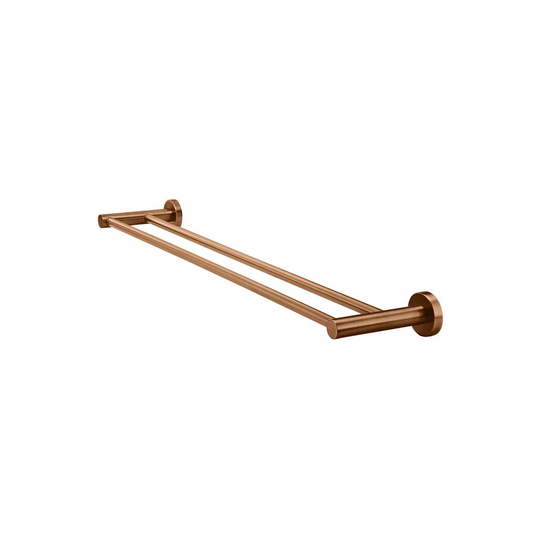 Thanh treo khăn đôi phòng tắm dài 600/900mm bằng đồng MBronze - R01RBZ