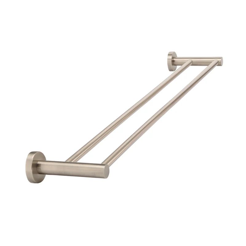 Thanh treo khăn đôi phòng tắm dài 600/900mm bằng đồng MChampagne - R01RCH