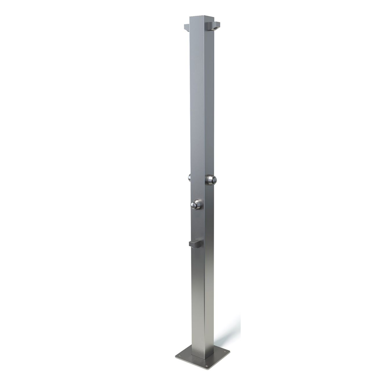 Sen cây ngoài trời 2 tay sen tự tắt nước ss316 marine grade stainless steel - Radouble