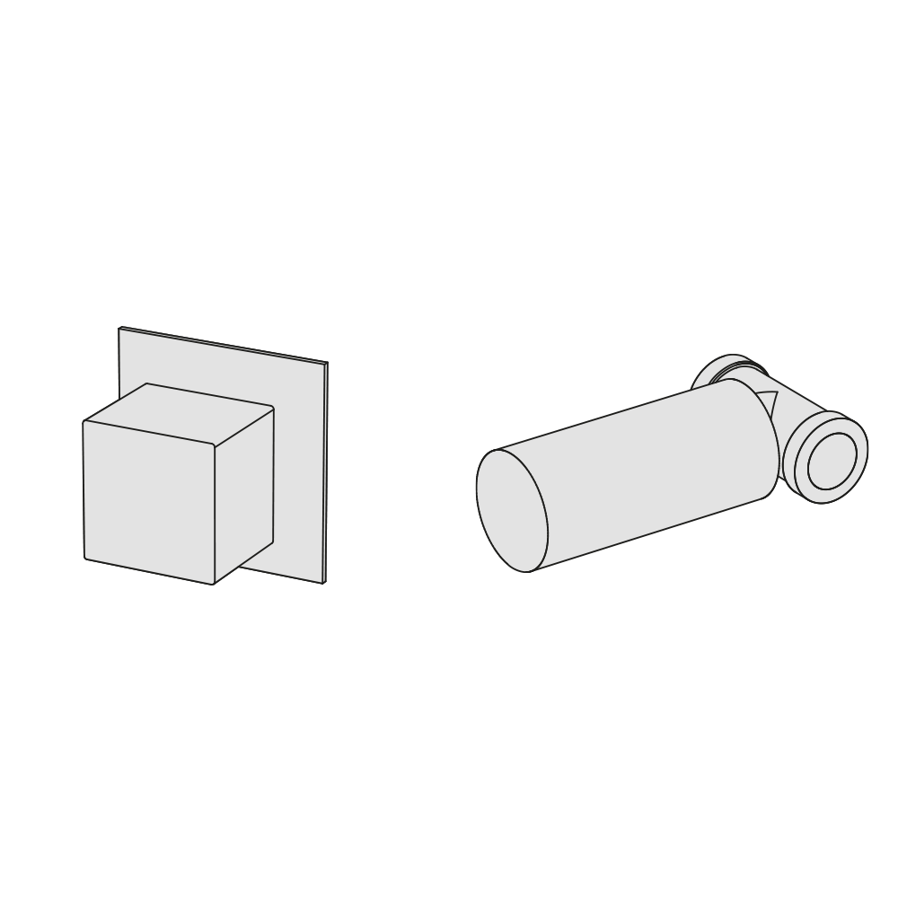 External Part - Van dừng 3/4