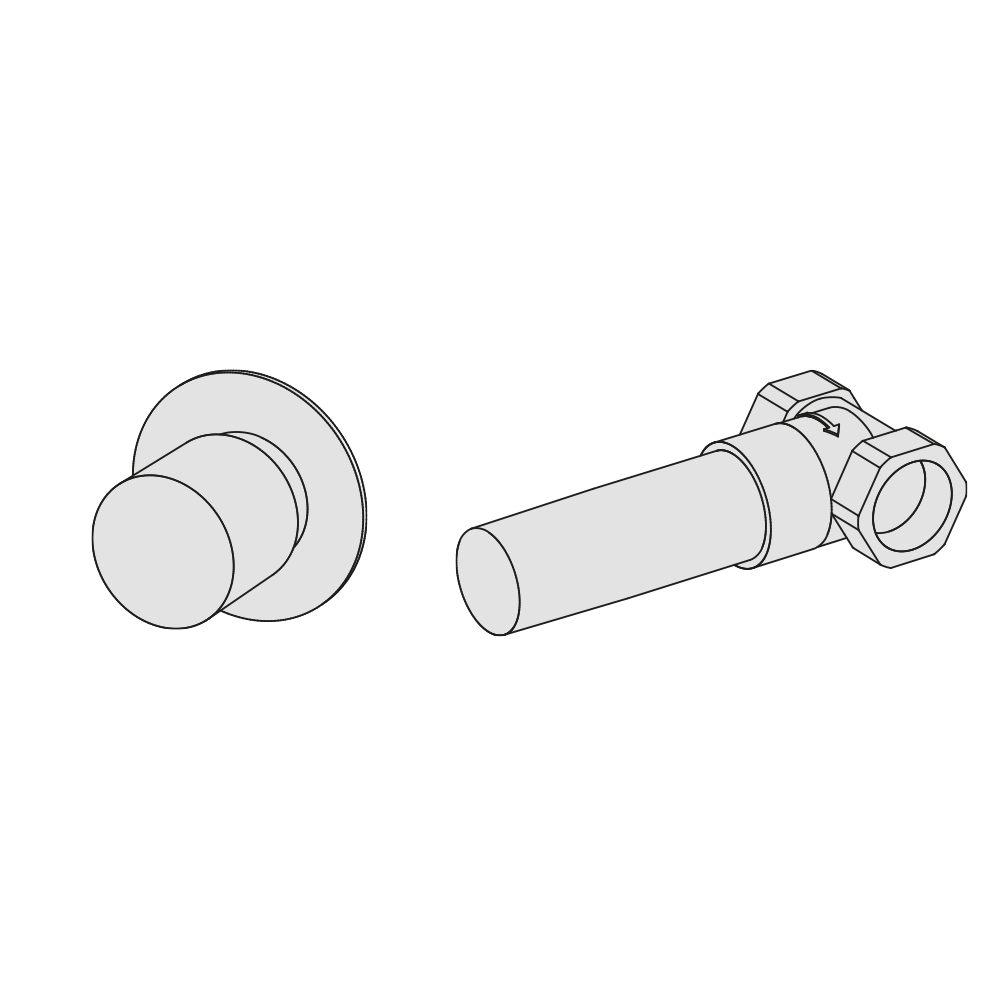 External Part - Van dừng 3/4