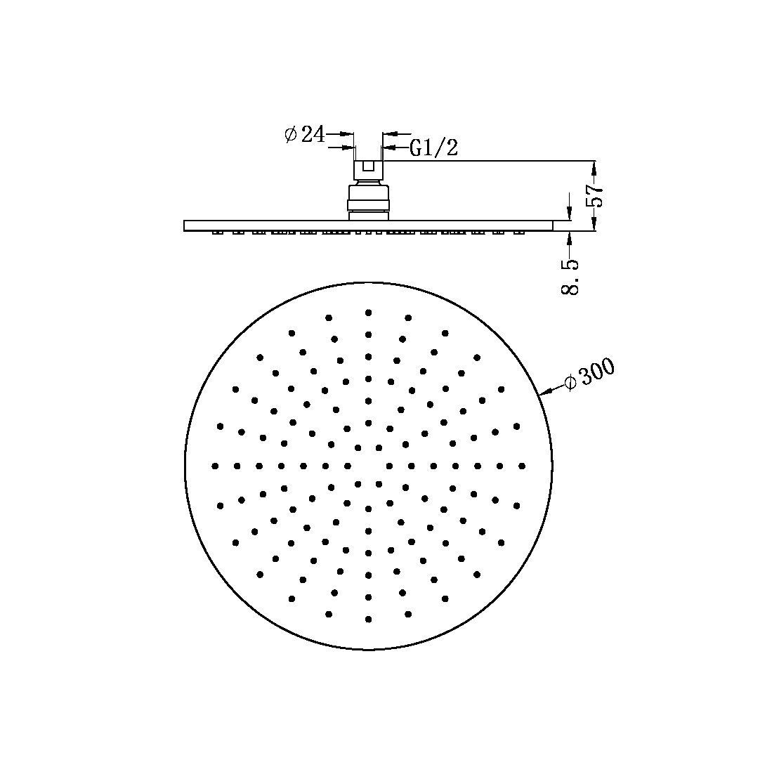 Bát sen 300mm bằng đồng Accem - ROA1202