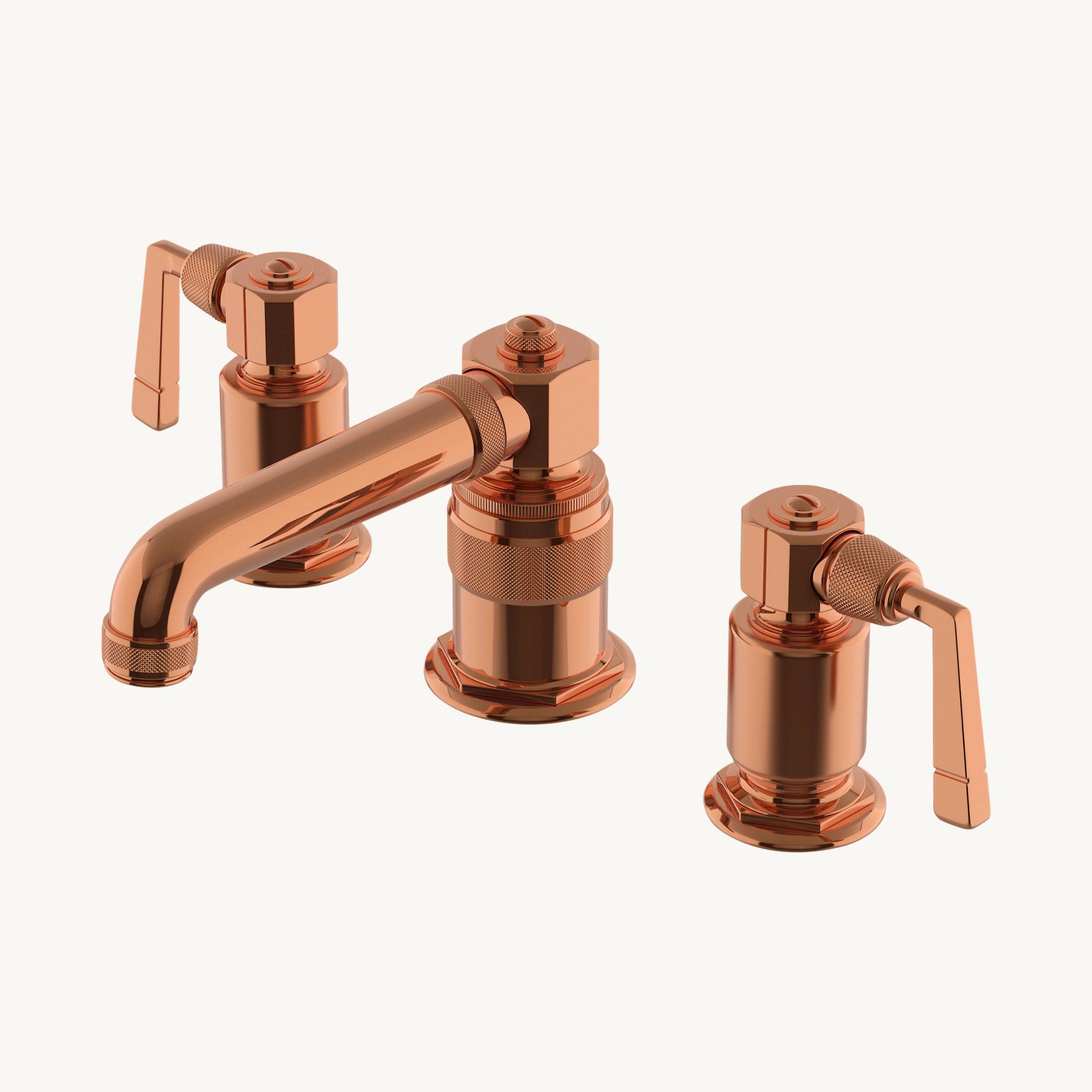 Vòi chậu lavabo 3 lỗ bằng đồng RWLS10