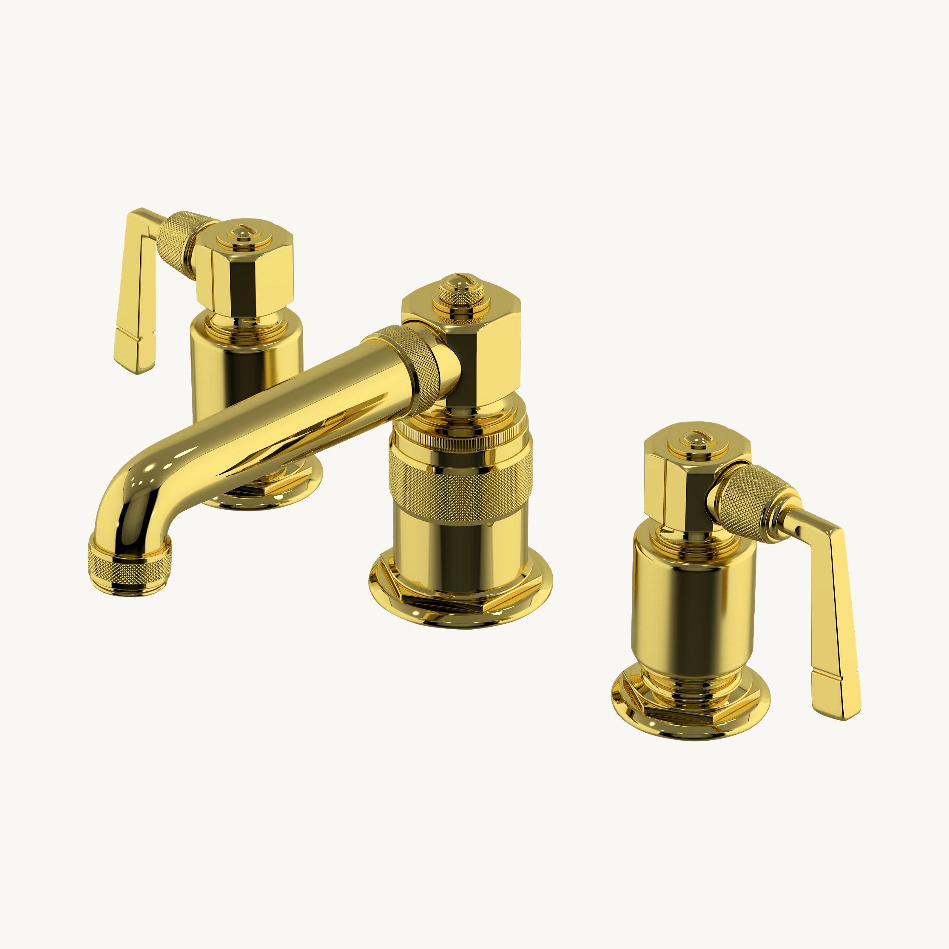 Vòi chậu lavabo 3 lỗ bằng đồng RWLS10