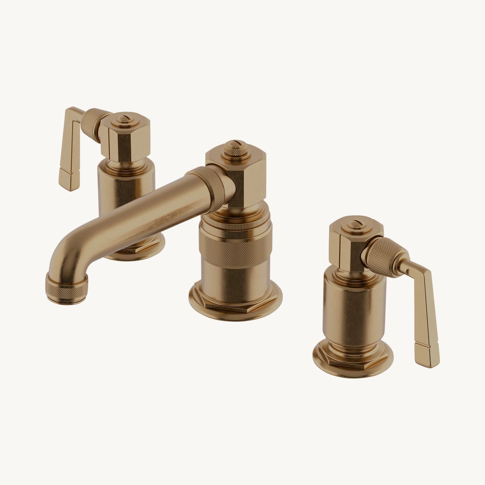 Vòi chậu lavabo 3 lỗ bằng đồng RWLS10