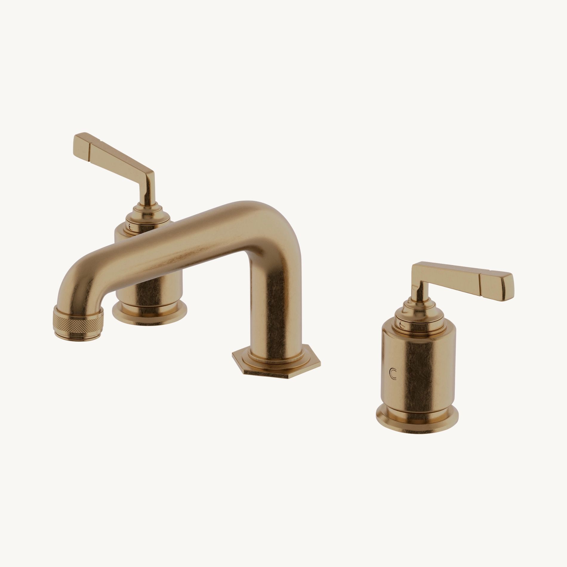 Vòi chậu lavabo 3 lỗ bằng đồng RWLS30