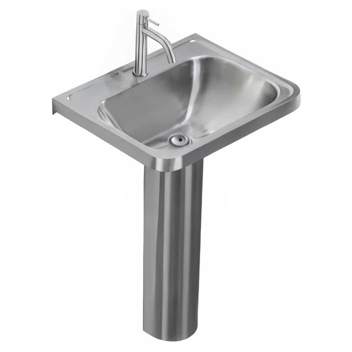 Chậu lavabo chân dài SS304 - S1202