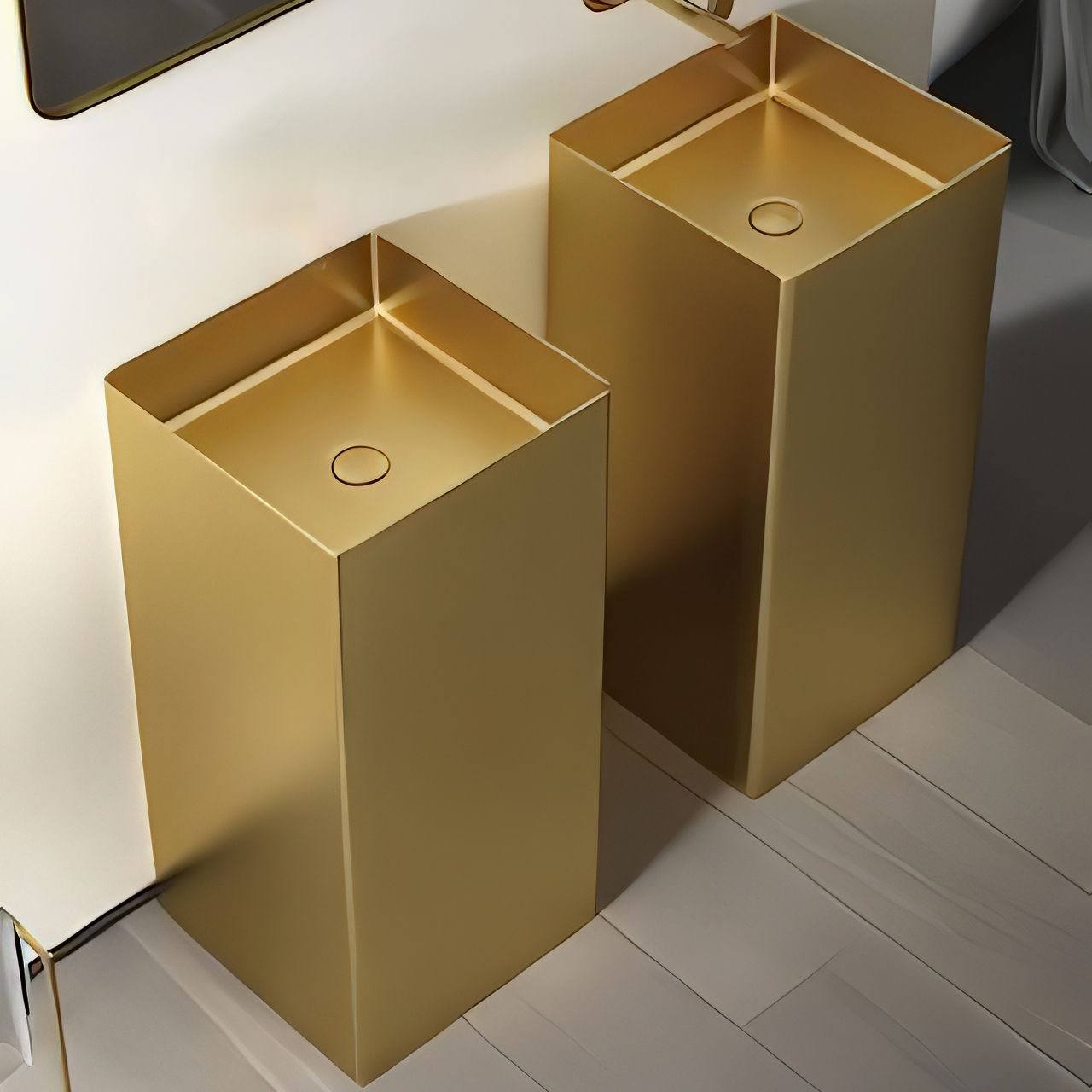 Chậu lavabo chân dài SS304 - S1705