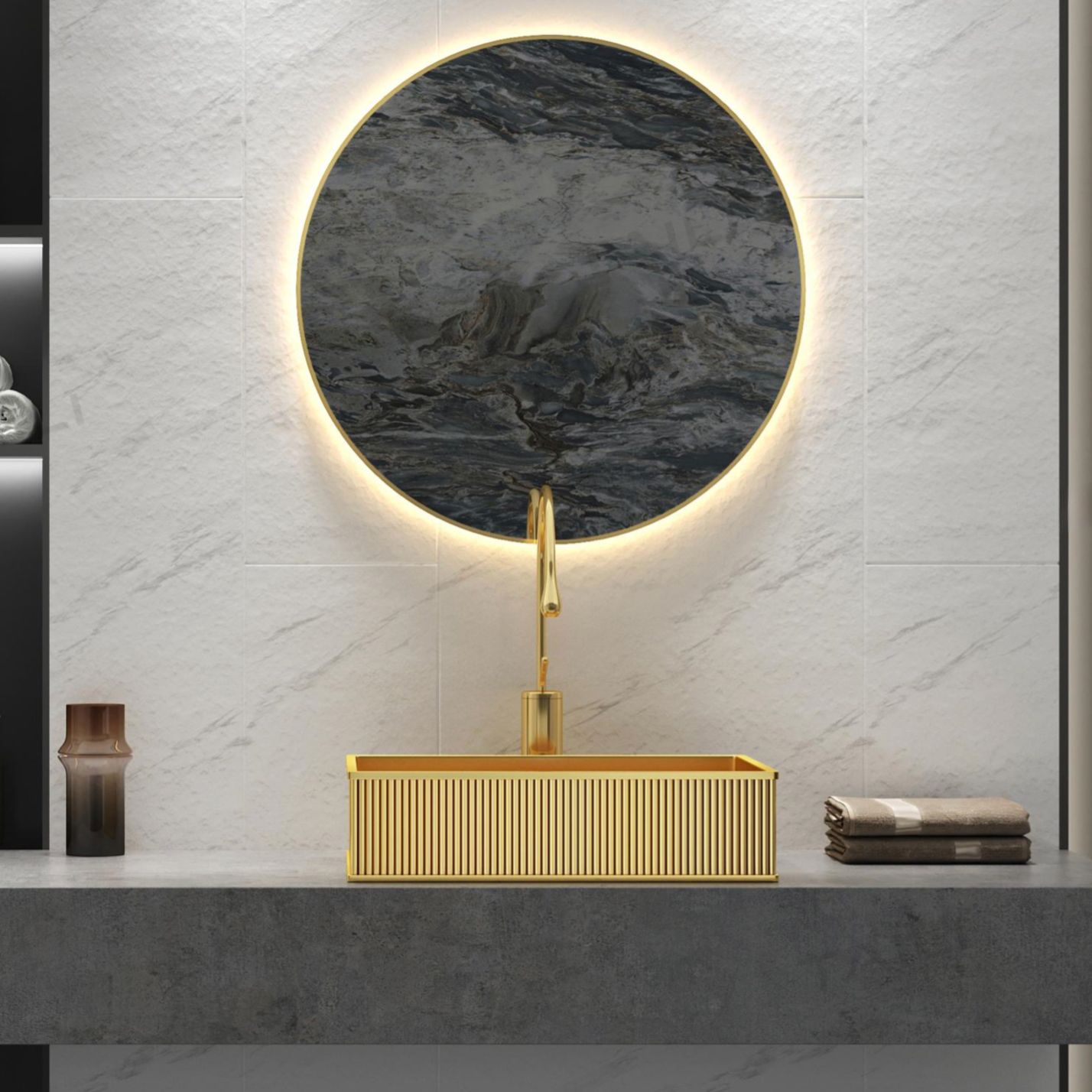 Chậu lavabo dương bàn SS304 - S1825
