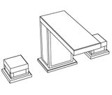  Vòi chậu rửa mặt bằng đồng Square Metal - 1301 