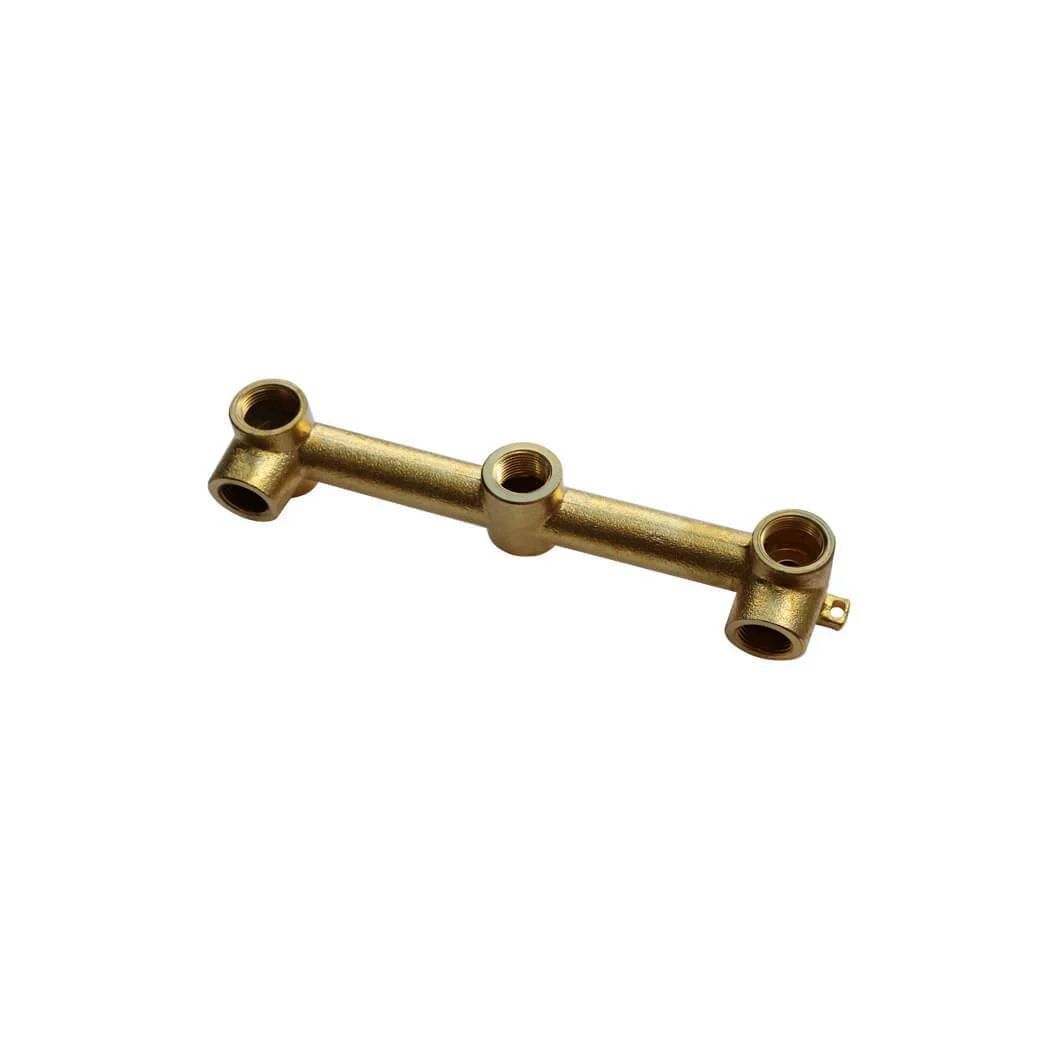 Vòi chậu lavabo dài 200mm gắn tường bằng đồng MBronze - S05200-W11-BZ
