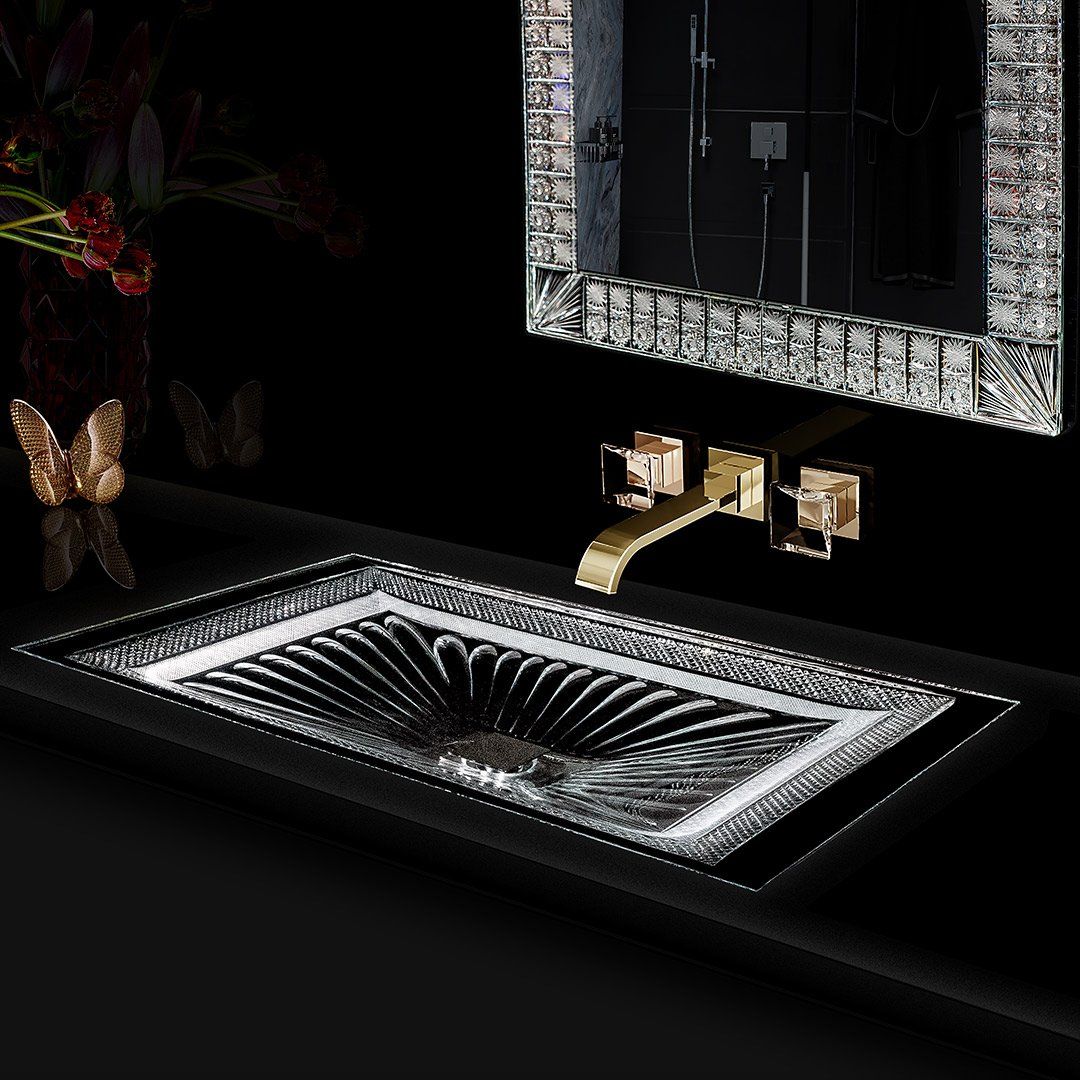 Chậu Lavabo Pha Lê Dương Vành Rhapsody Gaia