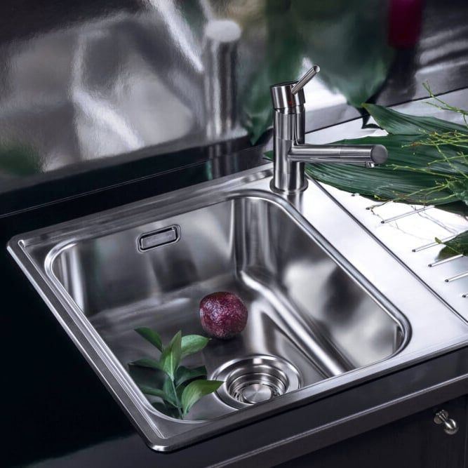 Chậu rửa chén bát stainless steel 1 hố SGM63