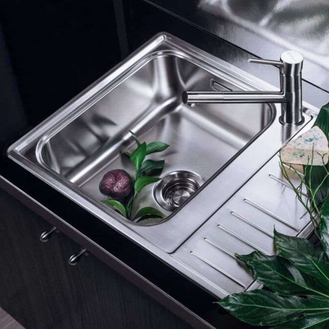 Chậu rửa chén bát stainless steel 1 hố SGM63