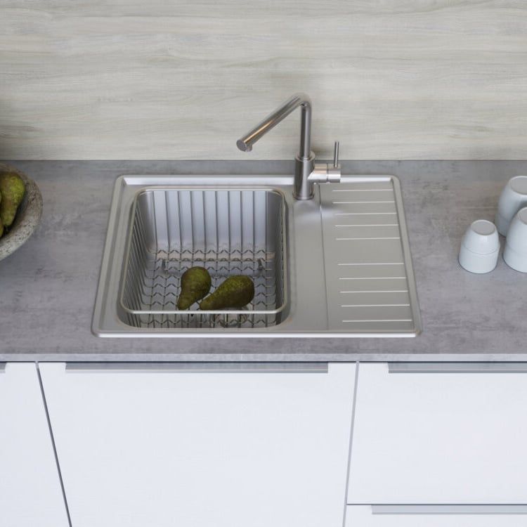Chậu rửa chén bát stainless steel 1 hố SGM63