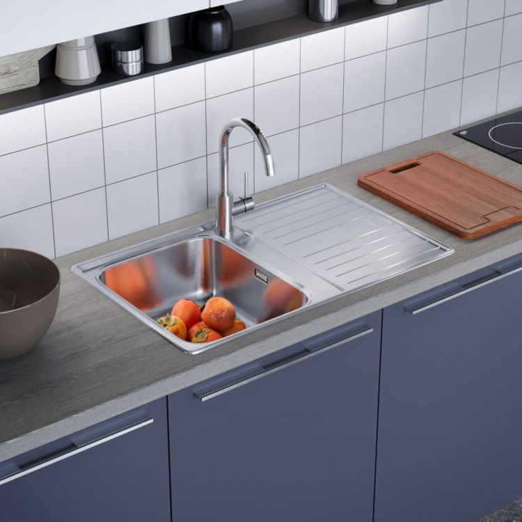 Chậu rửa chén bát stainless steel 1 hố SGM79